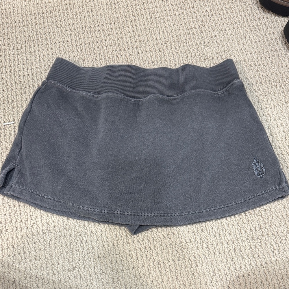 FP Movement by Free People Gray Mini Skirt